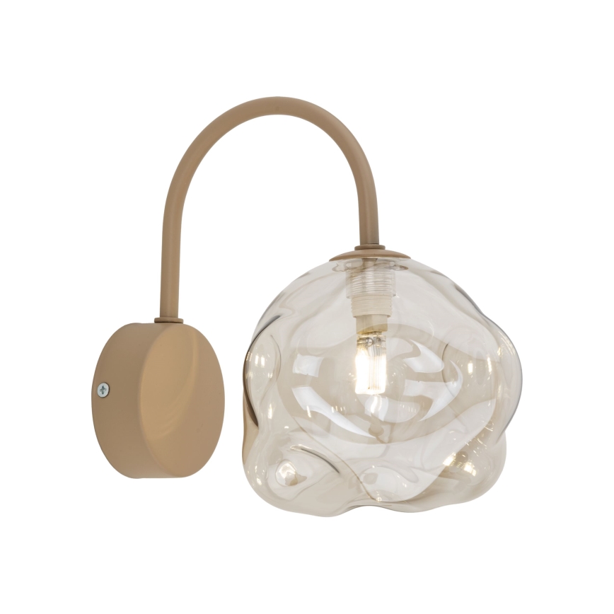 Væglampe LAVA 1xG9/8W/230V beige/røget beige
