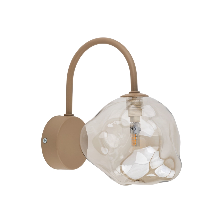 Væglampe LAVA 1xG9/8W/230V beige/røget beige