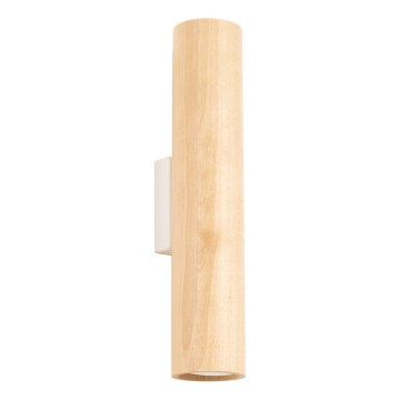 Væglampe LINO 2xGU10/10W/230V bøg