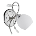 Væglampe LIVIA 1xE14/10W/230V skinnende krom