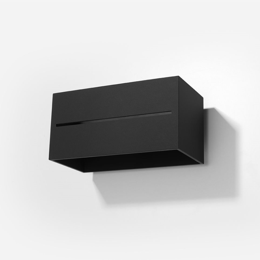 Væglampe LOBO 2xG9/40W/230V sort