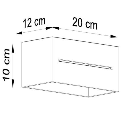 Væglampe LOBO 2xG9/40W/230V sort