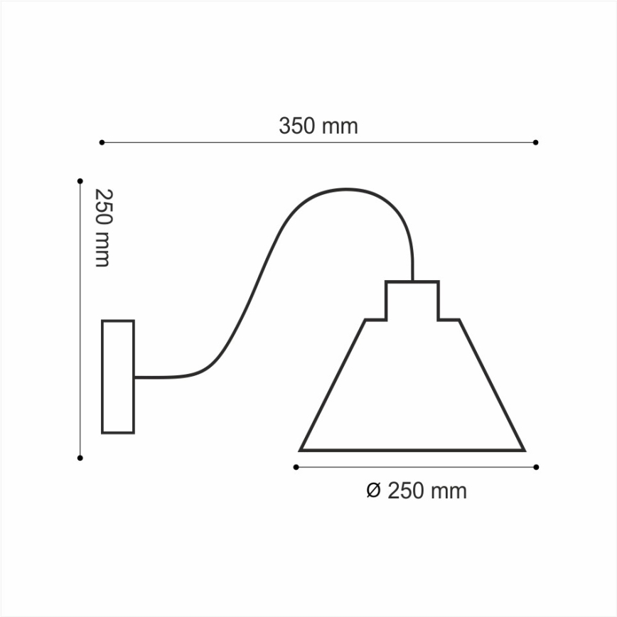 Væglampe LOFT 1xE14/40W/230V