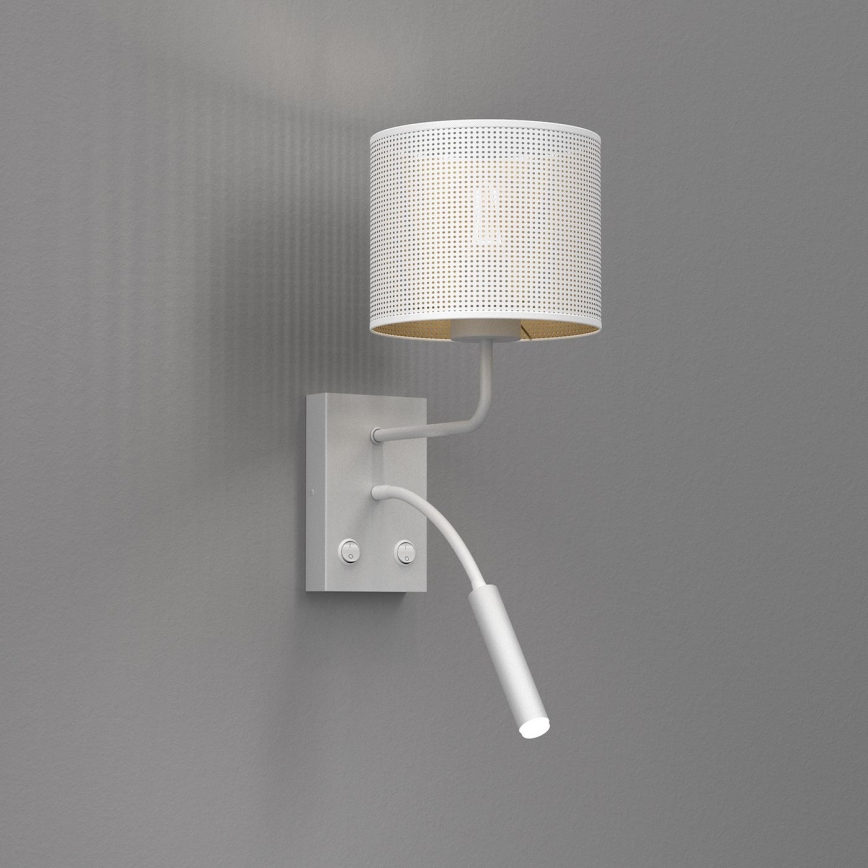 Væglampe LOFT SHADE 1xE27/60W+1xG9/8W/230V hvid/gylden