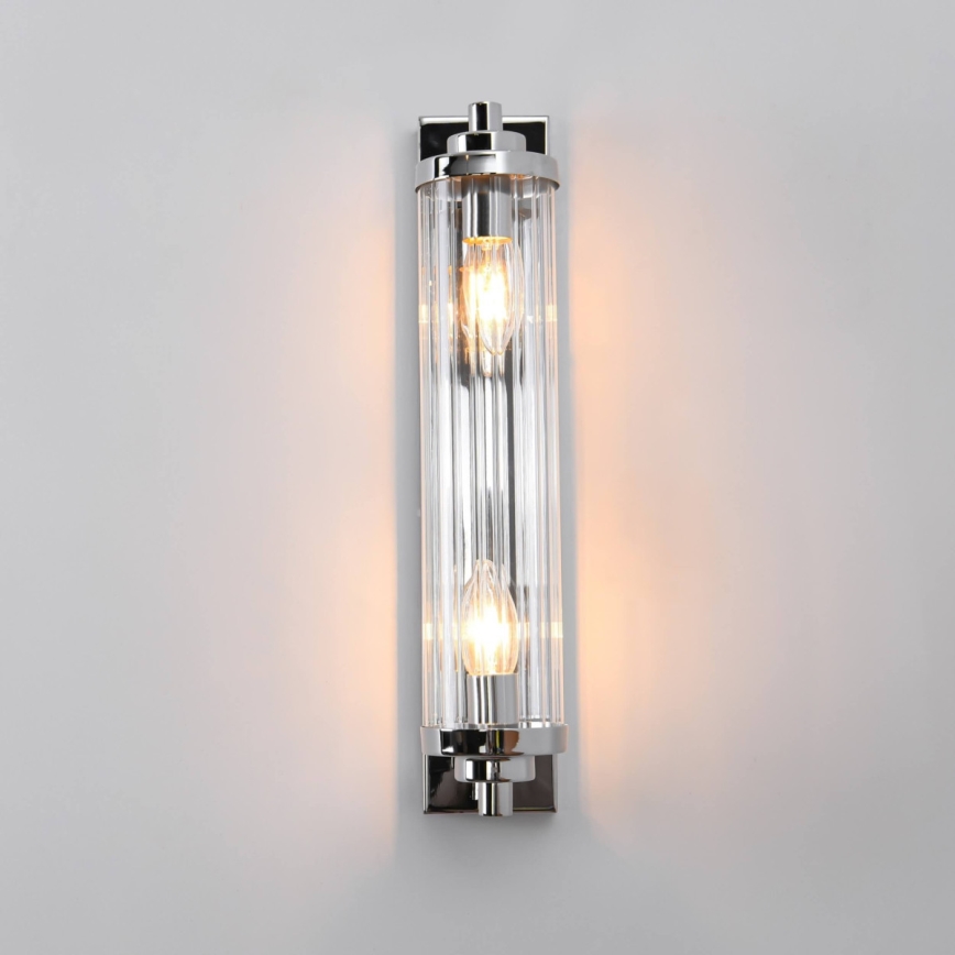 Væglampe LORENZO 2xE14/40W/230V blank krom