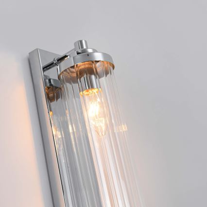 Væglampe LORENZO 2xE14/40W/230V blank krom