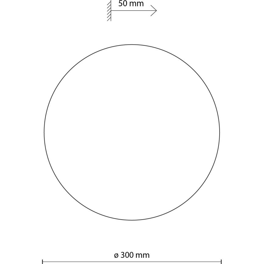 Væglampe LUNA 3xG9/8W/230V diameter 30 cm beige