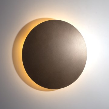 Væglampe LUNA 4xG9/8W/230V diameter 40 cm brun