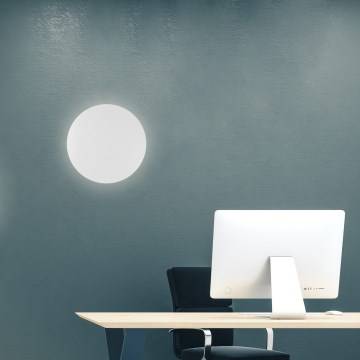 Væglampe LUNA 4xG9/8W/230V diameter 40 cm hvid