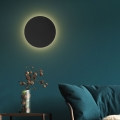 Væglampe LUNA 4xG9/8W/230V diameter 40 cm sort