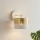 Væglampe LUX 1xE27/15W/230V hvid/guld