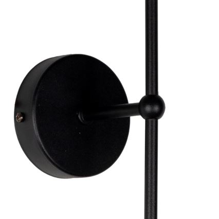 Væglampe MADELA 1xE14/40W/230V hvid/sort