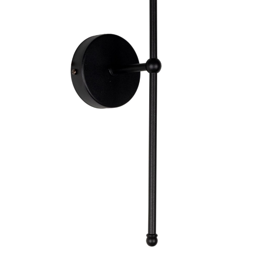 Væglampe MADELA 1xE14/40W/230V hvid/sort