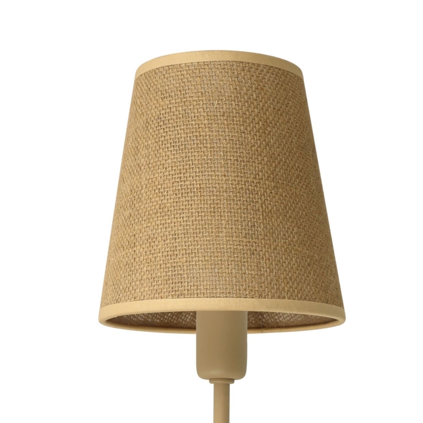Væglampe MADELA 1xE14/40W/230V jute/beige