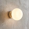 Væglampe MAGNUS 1xE14/10W/230V beige/hvid