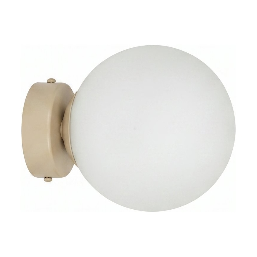 Væglampe MAGNUS 1xE14/10W/230V beige/hvid
