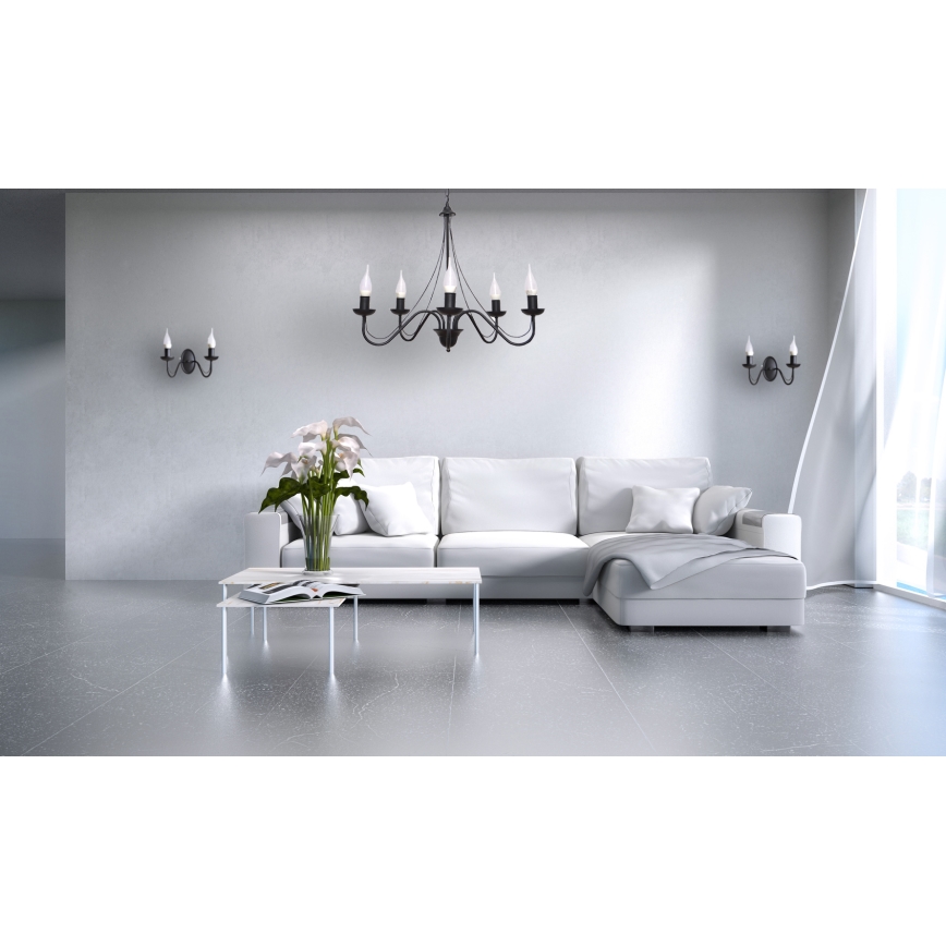 Væglampe MALBO 2xE14/10W/230V