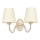 Væglampe MALBO 2xE27/15W/230V beige