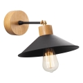 Væglampe MANAVGAT 1xE27/40W/230V brun/sort