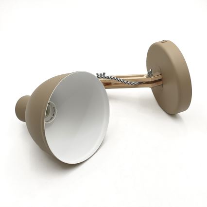 Væglampe MARCELLO 1xE27/15W/230V beige