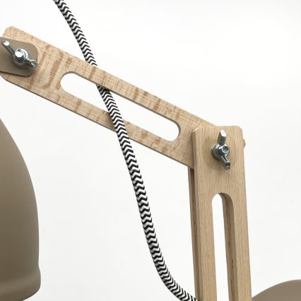 Væglampe MARCELLO 1xE27/15W/230V beige