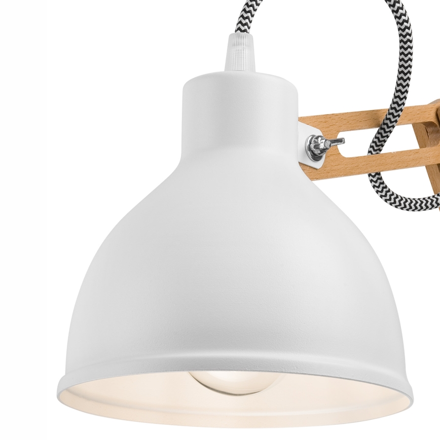 Væglampe MARCELLO 1xE27/60W/230V bøg