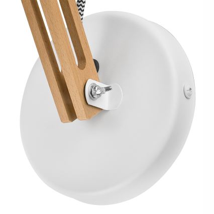 Væglampe MARCELLO 1xE27/60W/230V bøg