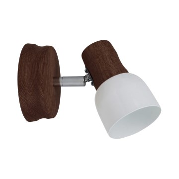 Væglampe med spot SVANTJE 1xE14/40W/230V bøg
