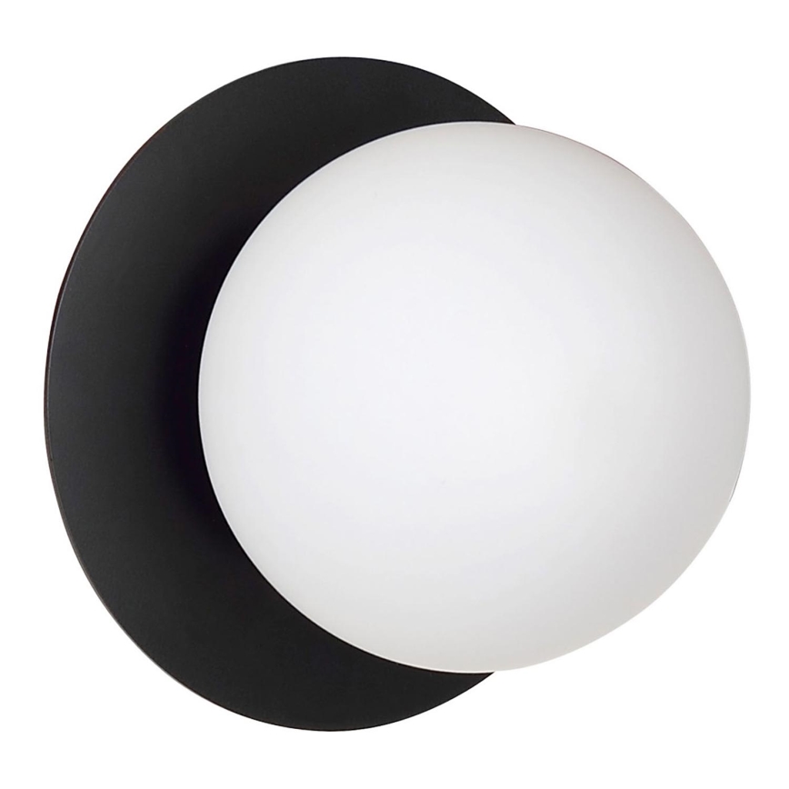 Væglampe MINERVA 1xE14/10W/230V sort