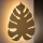 Væglampe MONSTERA 3xG9/8W/230V guldfarvet