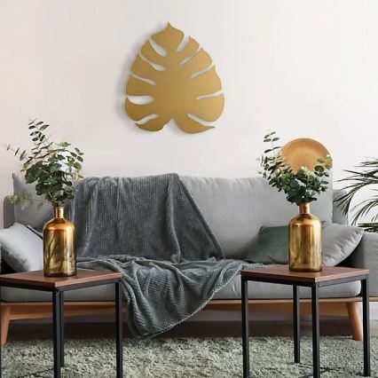 Væglampe MONSTERA 3xG9/8W/230V guldfarvet