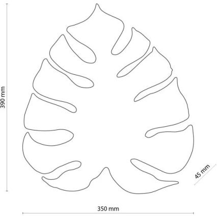 Væglampe MONSTERA 3xG9/8W/230V sort