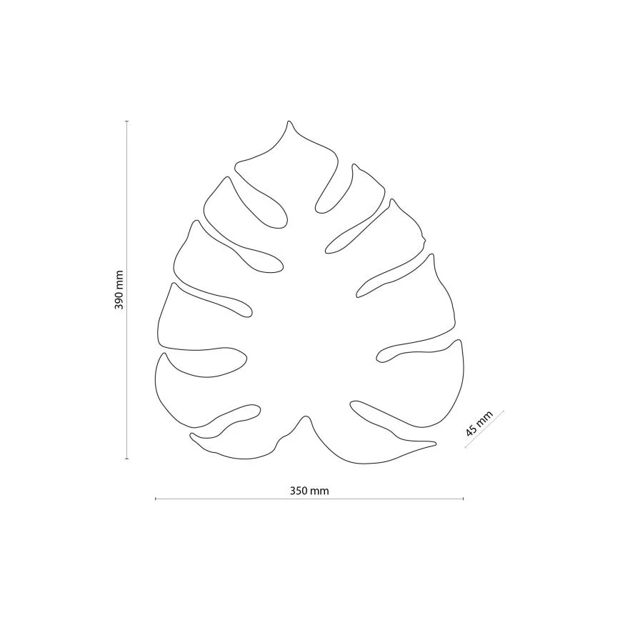 Væglampe MONSTERA 3xG9/8W/230V sort