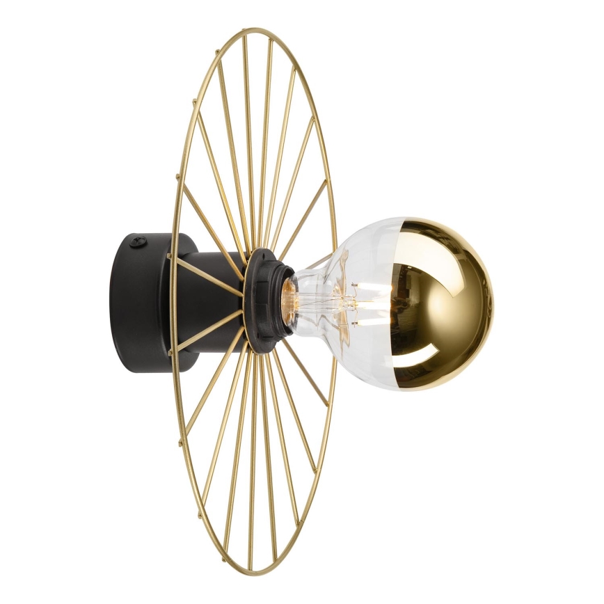 Væglampe MONTANA 1xE27/15W/230V diameter 30 cm guldfarvet