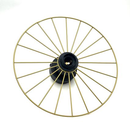 Væglampe MONTANA 1xE27/15W/230V diameter 30 cm guldfarvet