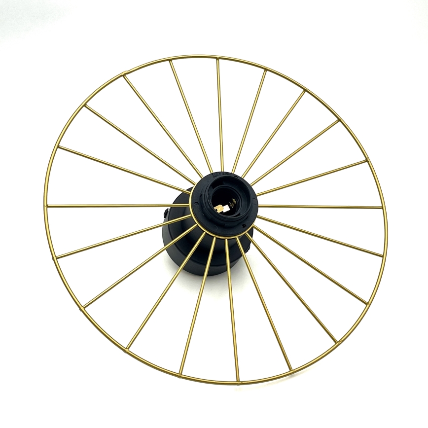 Væglampe MONTANA 1xE27/15W/230V diameter 30 cm guldfarvet