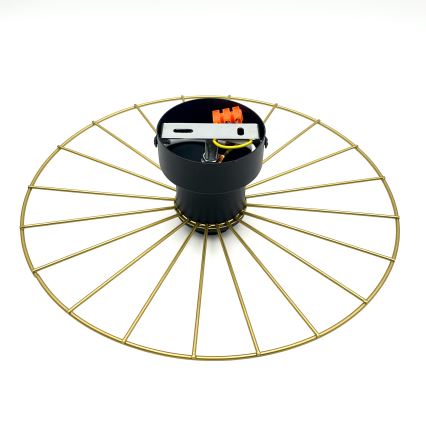 Væglampe MONTANA 1xE27/15W/230V diameter 30 cm guldfarvet