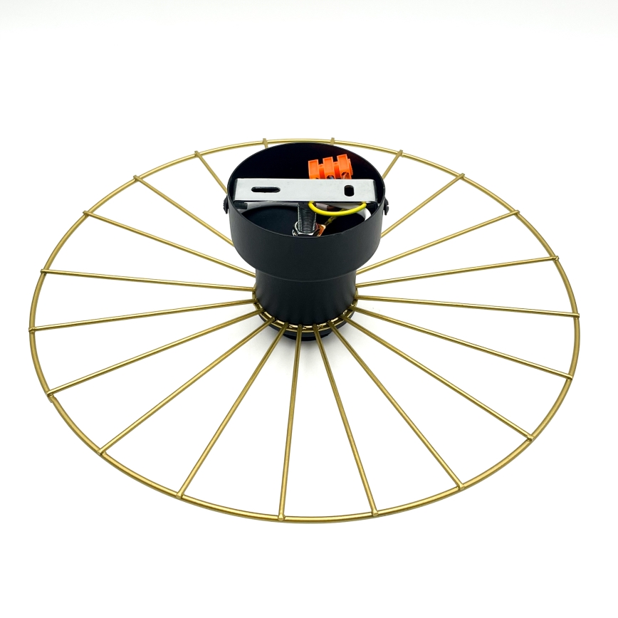 Væglampe MONTANA 1xE27/15W/230V diameter 30 cm guldfarvet