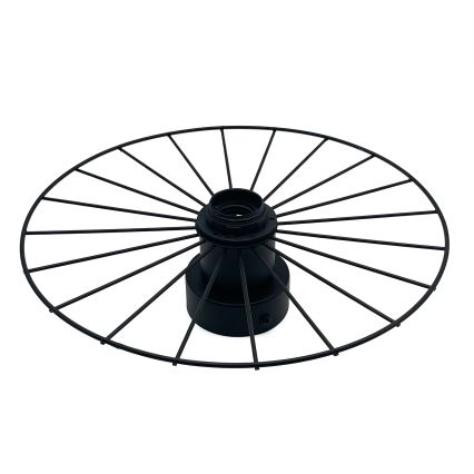 Væglampe MONTANA 1xE27/15W/230V diameter 30 cm sort