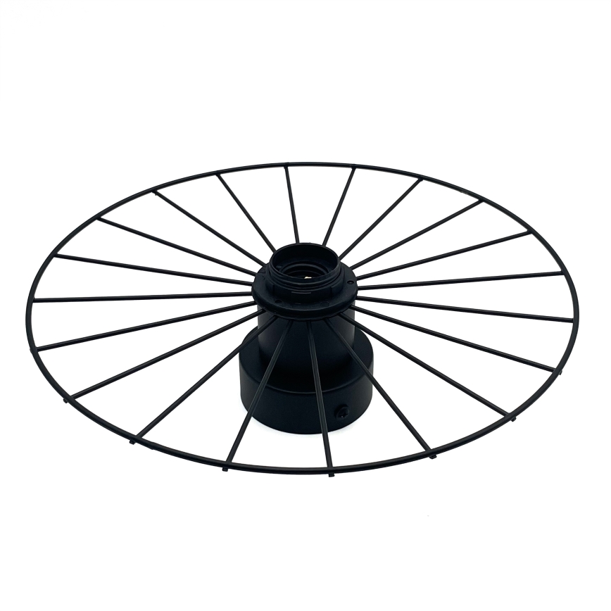 Væglampe MONTANA 1xE27/15W/230V diameter 30 cm sort