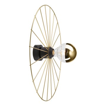 Væglampe MONTANA 1xE27/15W/230V diameter 45 cm guldfarvet
