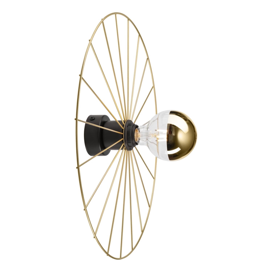 Væglampe MONTANA 1xE27/15W/230V diameter 45 cm guldfarvet