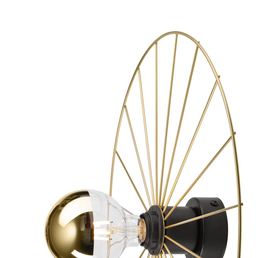 Væglampe MONTANA 1xE27/15W/230V diameter 45 cm guldfarvet
