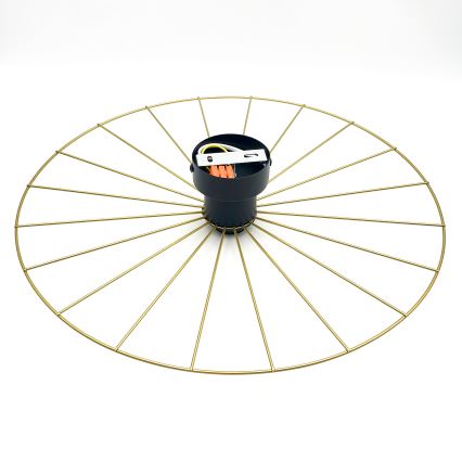 Væglampe MONTANA 1xE27/15W/230V diameter 45 cm guldfarvet