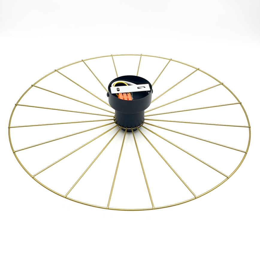 Væglampe MONTANA 1xE27/15W/230V diameter 45 cm guldfarvet