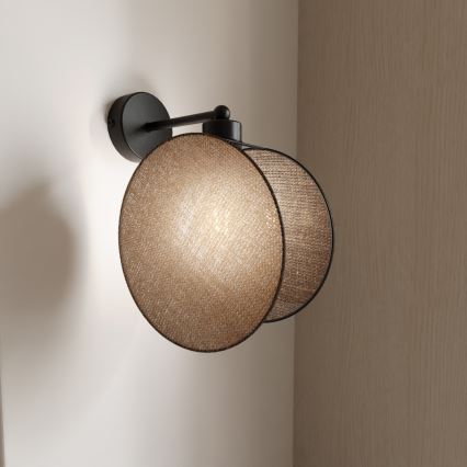 Væglampe MOTIF 1xE14/10W/230V beige