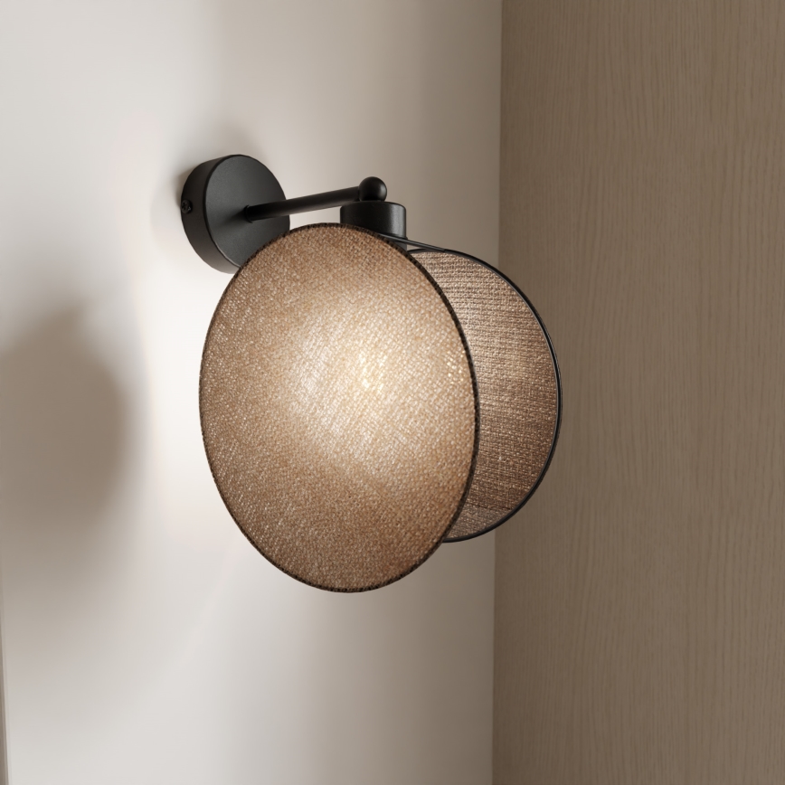 Væglampe MOTIF 1xE14/10W/230V beige