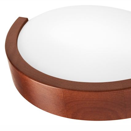 Væglampe NATURAL SLIM 1xE27/60W/230V fyrretræ/brun