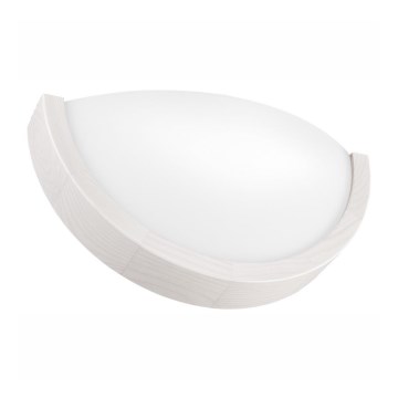 Væglampe NATURAL SLIM 1xE27/60W/230V fyrretræ/hvid