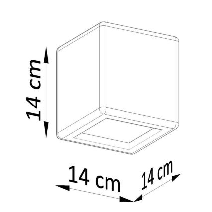 Væglampe NESTA 1xE27/60W/230V